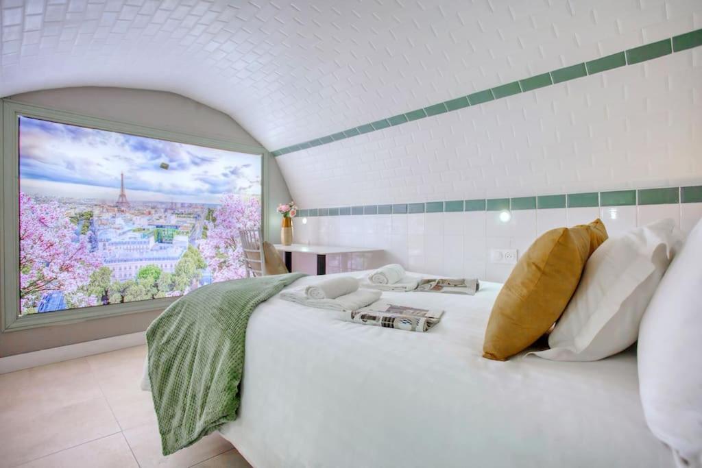 Apartamento Le Nid Parisien Triplex Cosy Et Chaleureux Exterior foto